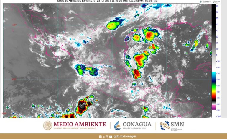  Lluvias se concentrarán este martes en la región serrana; prevén hasta 50 mm en Morelos, Guachochi, Guadalupe y Calvo y Balleza