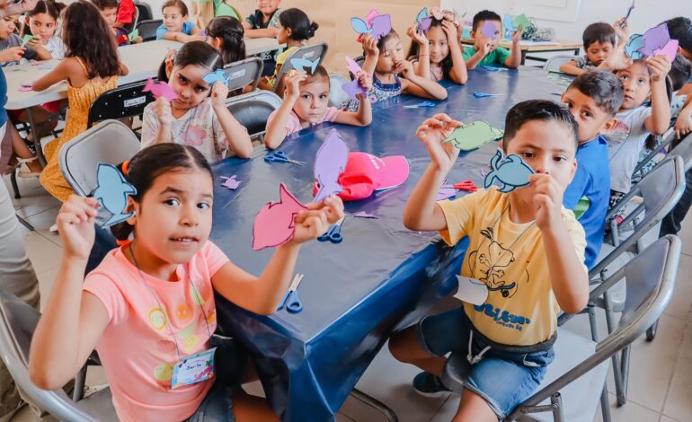  Participan 400 niñas y niños en Veraneada 2024 de centros comunitarios estatales