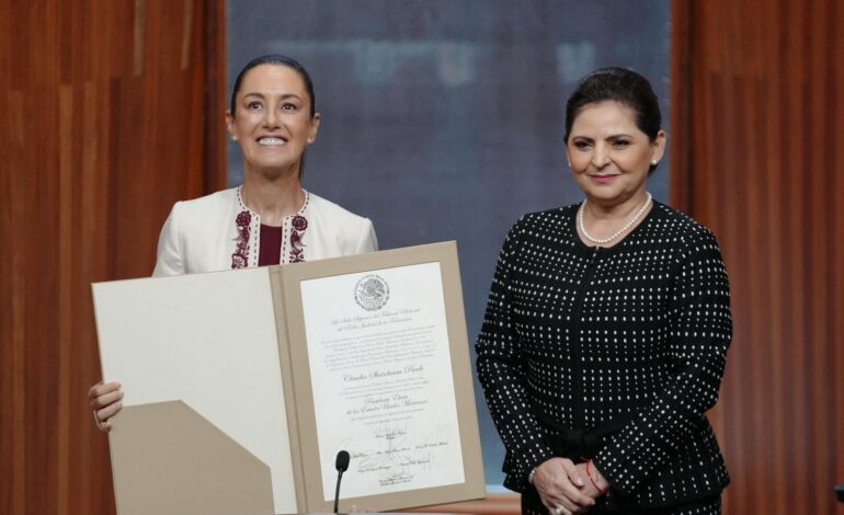  TEPJF entrega constancia de mayoría a Claudia Sheinbaum como presidenta electa de México