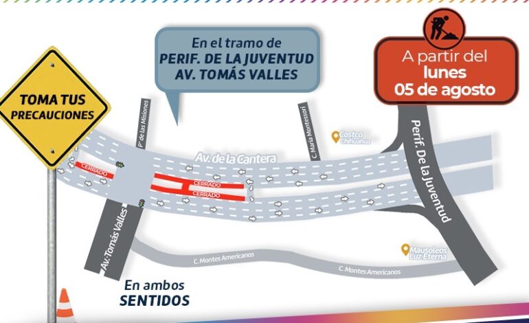  Anuncian intervención en camellón central de la avenida de La Cantera