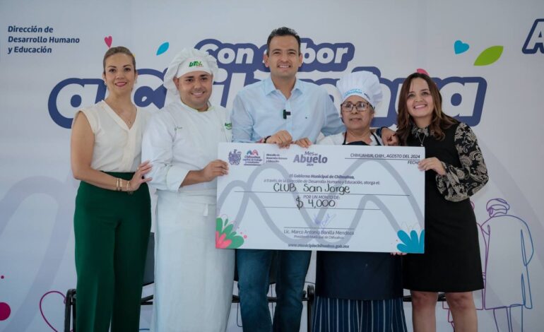  Premia alcalde Bonilla a los tres primeros lugares del concurso “Con Sabor a Chihuahua”