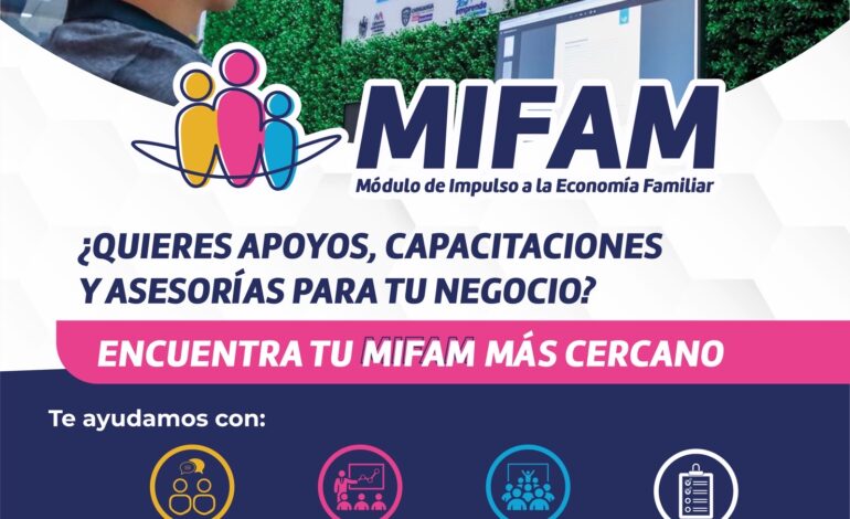  Acércate a los Módulos de Impulso a la Economía Familiar del Gobierno Municipal