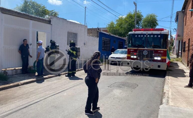  Se incendia patio en vivienda de la colonia Industrial