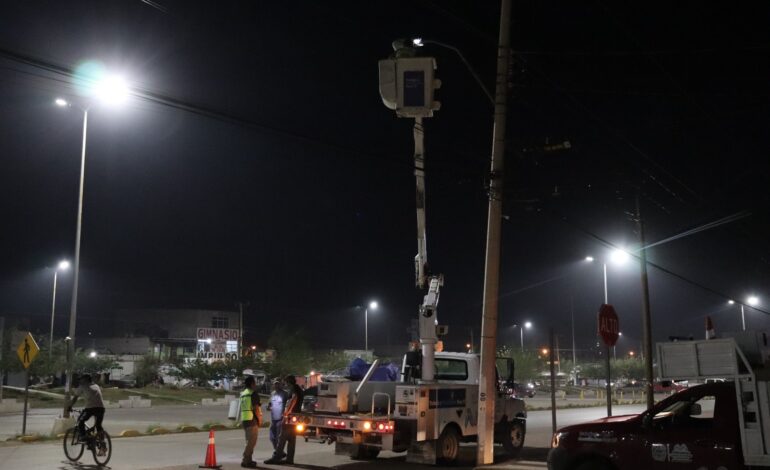  Modernizó Municipio 400 luminarias a luz LED durante los primeros 15 días de octubre