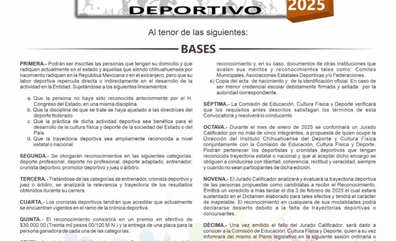  Este 20 de noviembre personas deportistas podrán inscribirse para ganar hasta 30 mil pesos