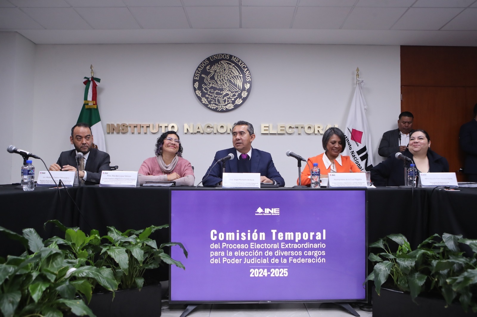 Se instala la Comisión Temporal del Proceso Electoral Extraordinario del Poder Judicial de la Federación 2024-2025