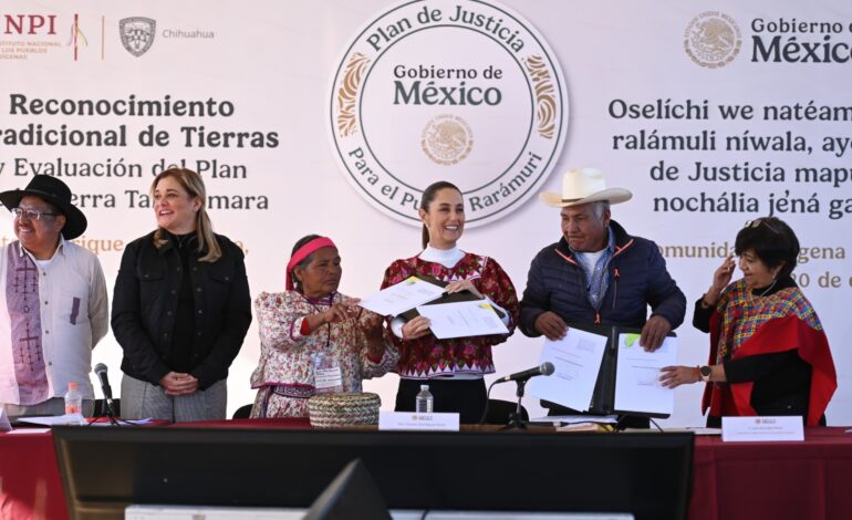  Firma Claudia Sheinbaum decreto para reconocimiento de Propiedad Comunal a Bosque San Elías y Guasachique