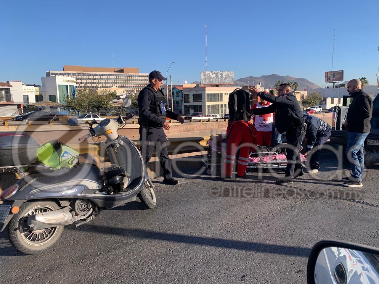 Derrapa a bordo de para evitar choque Entrelineas