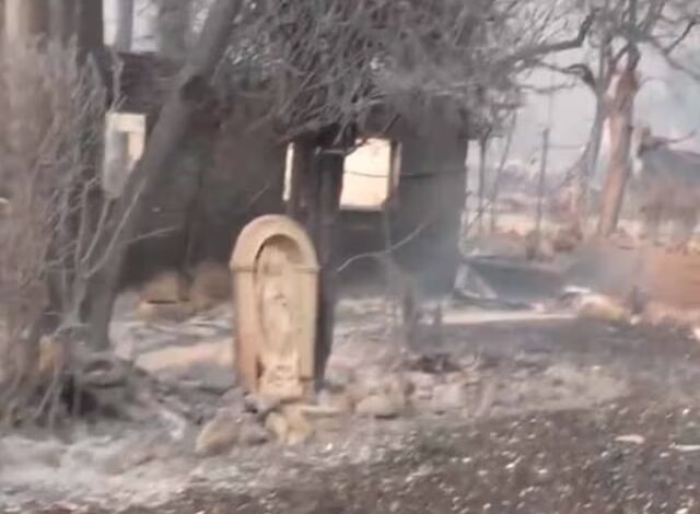 ¿Milagro? Estatua de la Virgen de Guadalupe quedó intacta pese a incendios en Los Ángeles