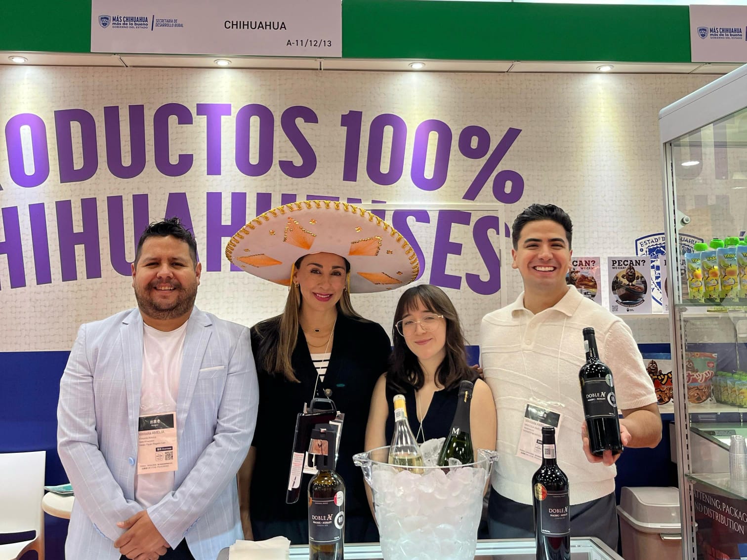 Promueven productos chihuahuenses en la feria internacional FOODEX Japón 2025