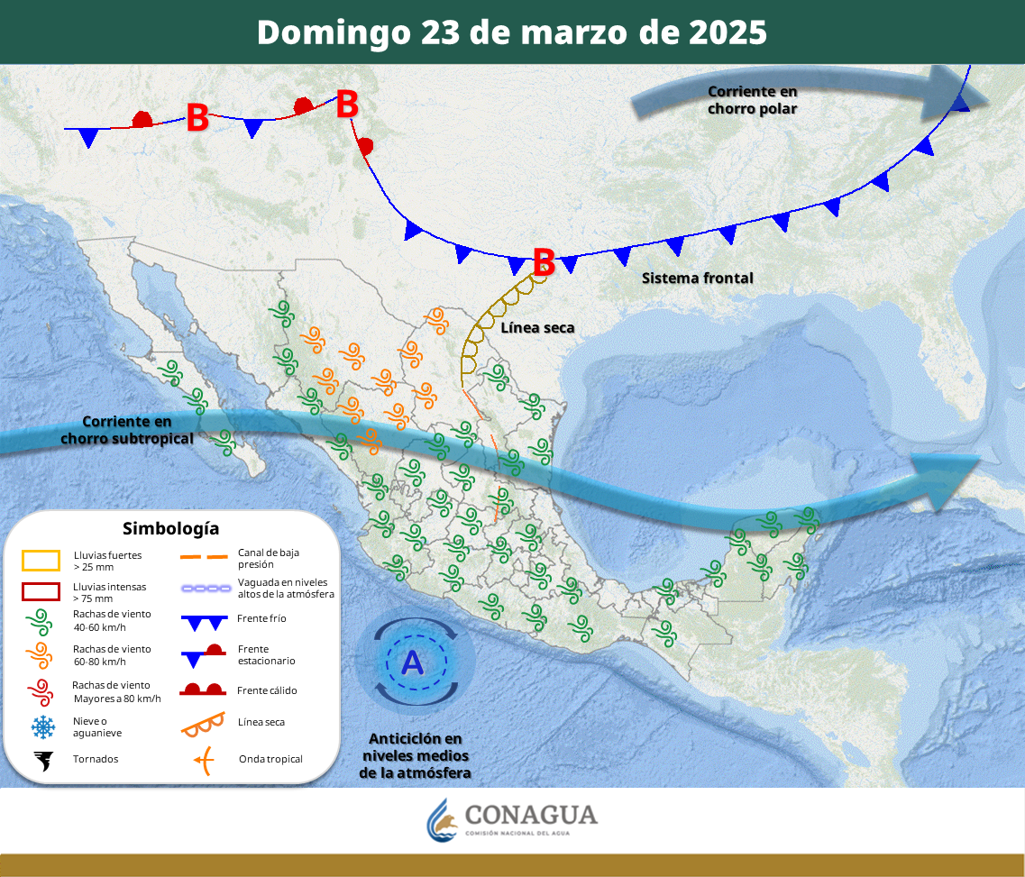 Domingo con temperatura máxima de 35°C