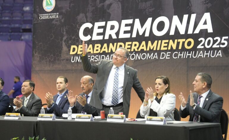  La UACH abandera la delegación de 331 atletas rumbo a la Universiada Nacional 2025