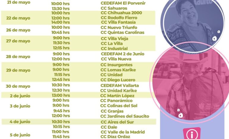  Conoce el calendario mensual de la próxima entrega PAAM