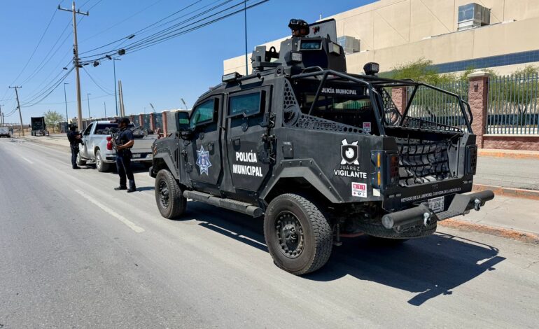  Despliegan operativo de contención en Ciudad Juárez ante ola de violencia; detienen a 8 sujetos