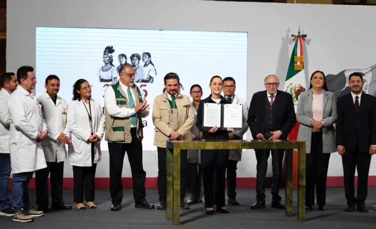  Gobierno federal firma decreto de incorporación del Programa IMSS Bienestar al Régimen Ordinario del Seguro Social