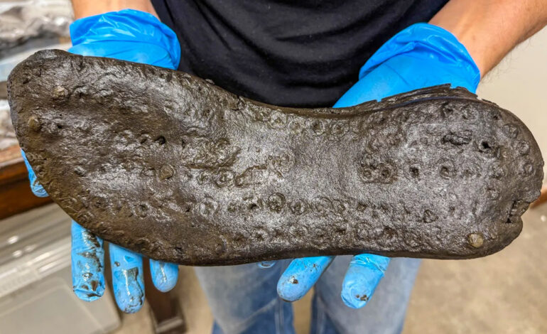  ¿Gigantes romanos? Hallados zapatos extragrandes cerca del Muro de Adriano