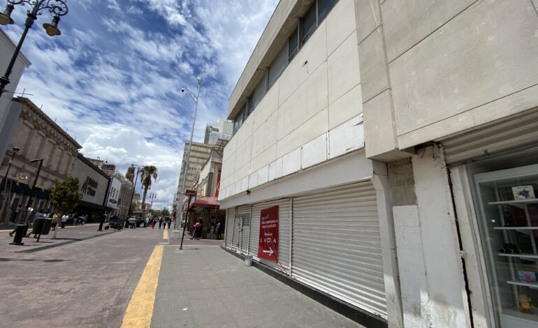  Altas rentas y competencia desleal causas de cierres comerciales en el centro: Canaco