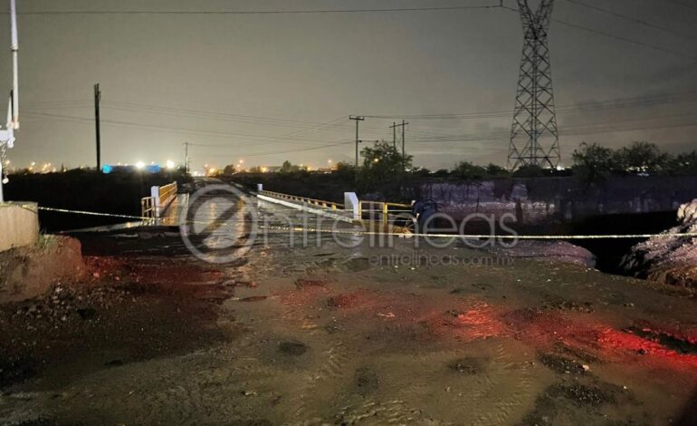  Cierran puente en colonia Sierra Azul ante riesgo de colapso