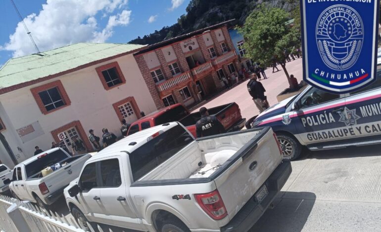  Mantiene AEI trabajos de seguridad en los núcleos poblacionales de Guadalupe y Calvo