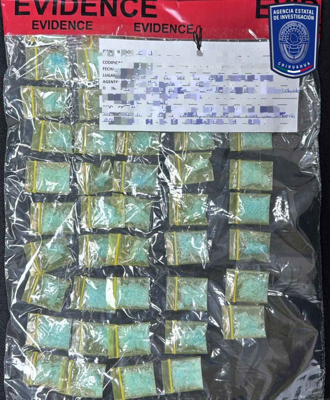 Captura la Agencia Estatal de Investigación a tres con 47 envoltorios con cristal