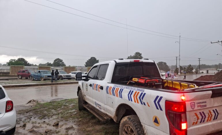  Mantiene Protección Civil alerta preventiva por pronóstico de lluvias fuertes este fin de semana
