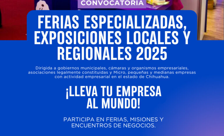  Invitan a participar en convocatoria para ferias especializadas y encuentros de negocios 2025