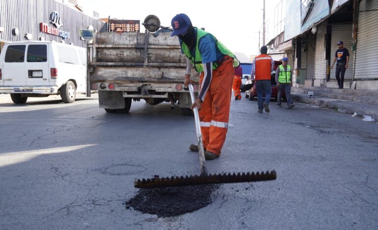 Atendió Municipio más de 2 mil baches esta semana con programa emergente