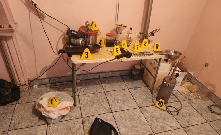  Catean domicilio en colonia La Junta; operaba como laboratorio clandestino