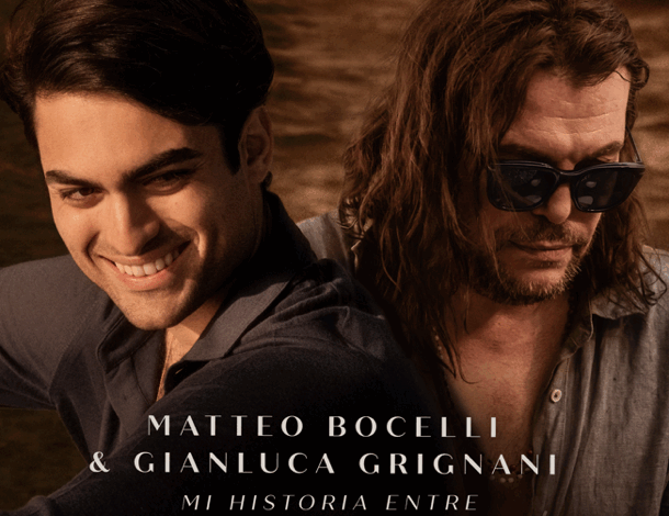 Matteo Bocelli lanza dúo con Gianluca Grignani: «Mi Historia Entre Tus Dedos»