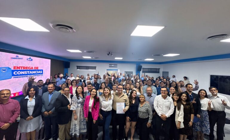  PAN Chihuahua cierra filas con nuevos dirigentes municipales rumbo al 2027; entregan constancias