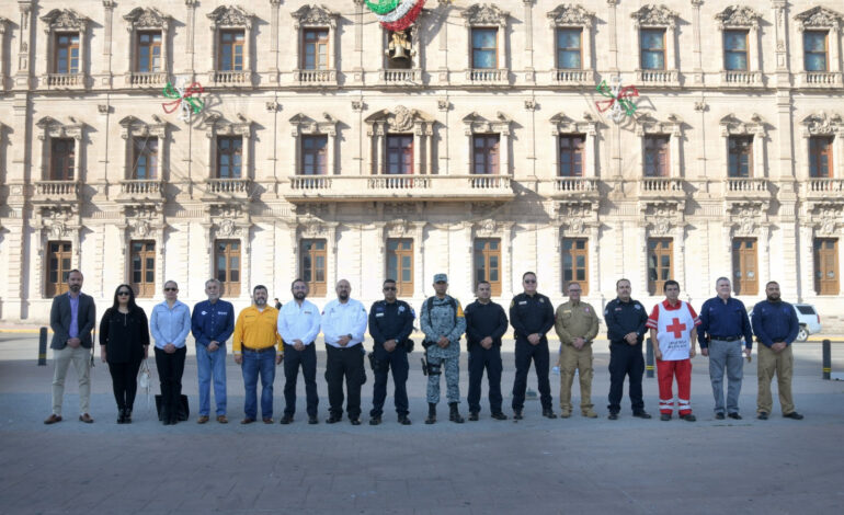  Conmemoran el Día Nacional de Protección Civil en la Plaza del Ángel