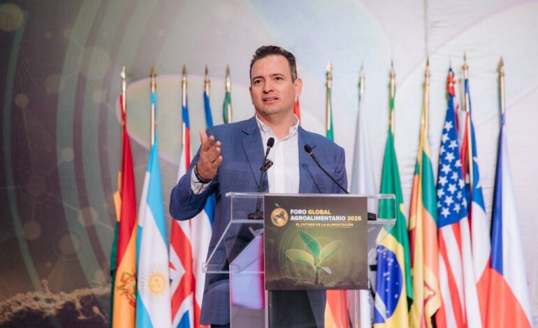  Participa Marco Bonilla en inauguración del Foro Global Agroalimentario 2025