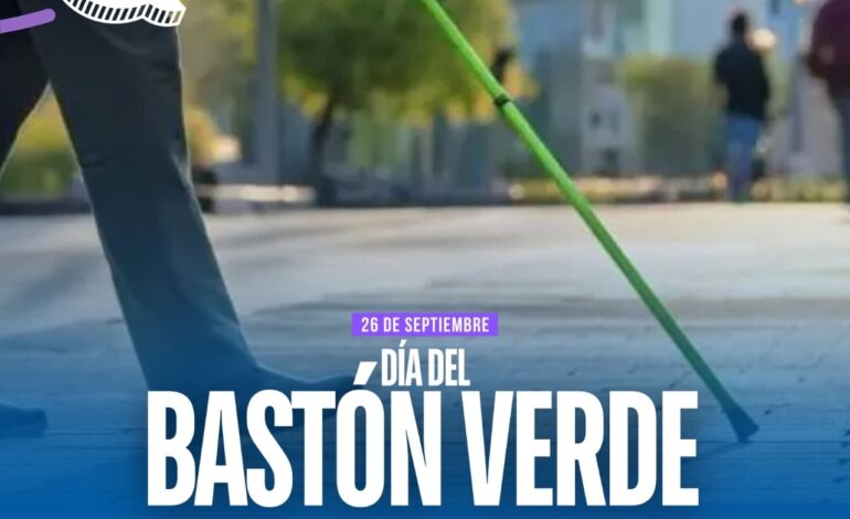 Promueve Desarrollo Humano empatía hacia personas con baja visión en el Día del Bastón Verde
