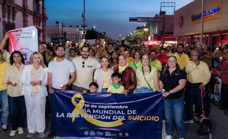  Chihuahua Capital se une por la prevención del suicidio con caminata «Luces por la Vida»