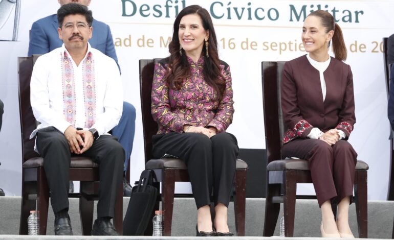  Regreso de la Cámara de Diputados al Desfile Militar, reconocimiento de la institucionalidad y pluralidad que vive México: Kenia López Rabadán