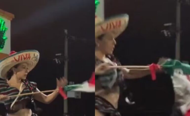  Festejo en Reforma, Chiapas provoca críticas por falta de respeto a la bandera nacional