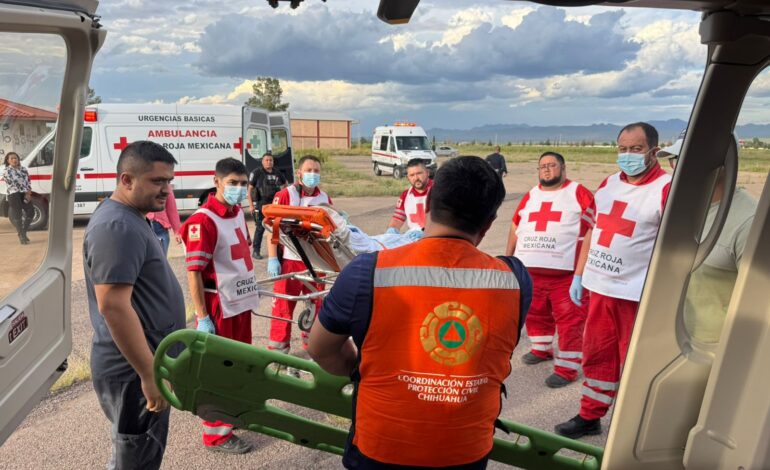  Realiza Gobierno del Estado el traslado aéreo de emergencia de una paciente con problema cardíaco