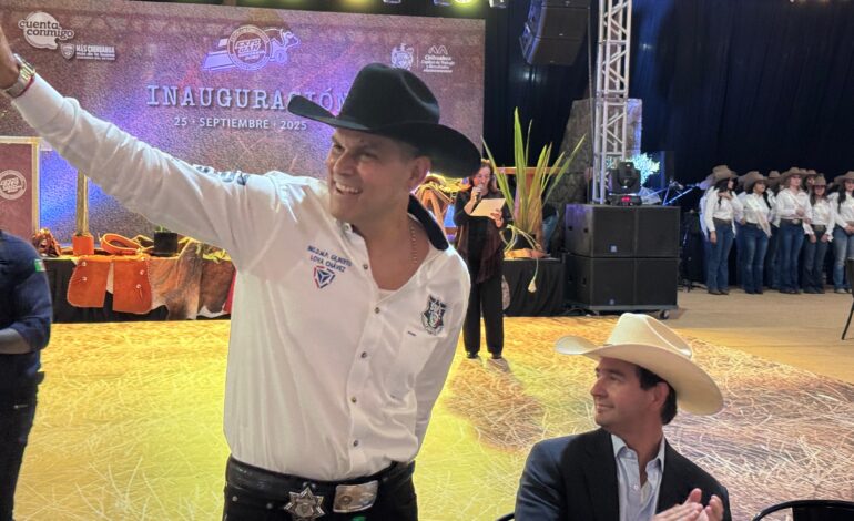  Supervisa titular de la SSPE despliegue de seguridad en ExpoGan 2025