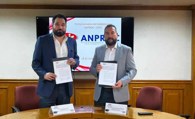 CMIC y ANPROC firman convenio de colaboración