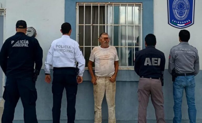  Detiene AEI y Policía Municipal a presunto agresor sexual en Villa López
