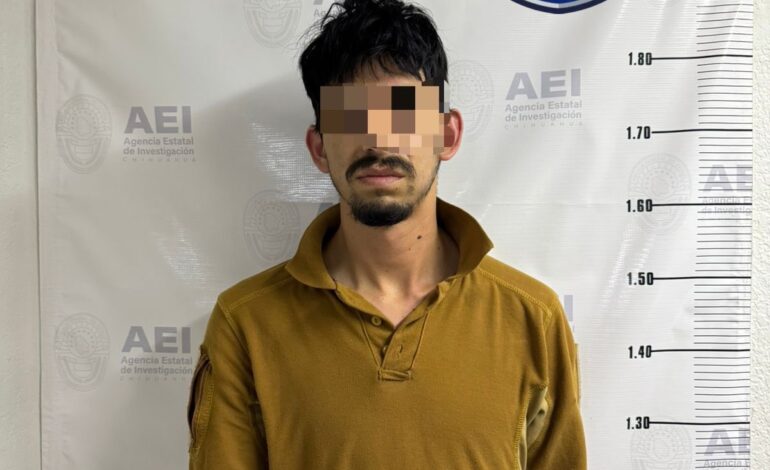  Captura AEI Noroeste a implicado en secuestro en NCG