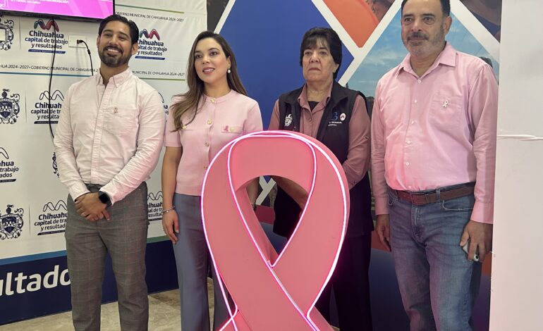  Presentan agenda rosa para el mes de la lucha contra el cáncer de mama