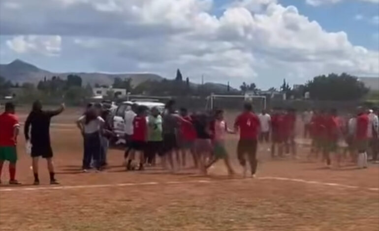  Circula video de riña entre futbolistas de la Liga Chihuahua de fútbol Ávalos