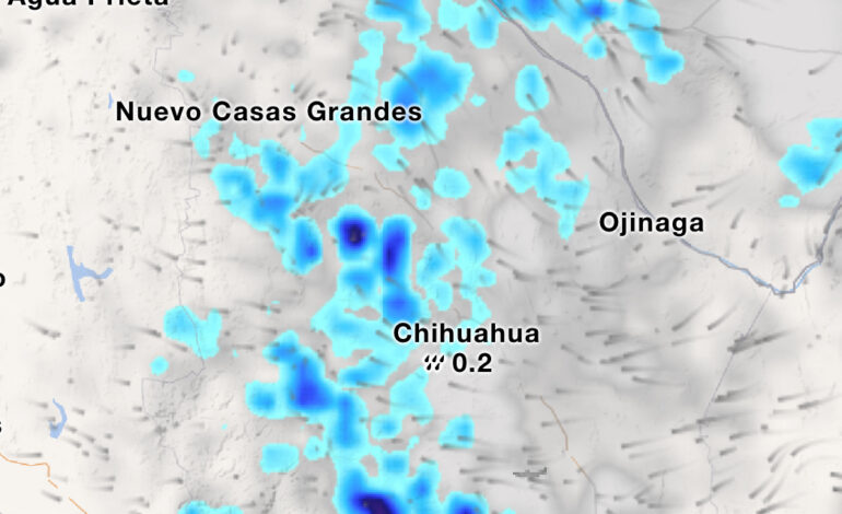  Pronostican más lluvias durante este lunes en Chihuahua capital