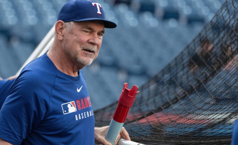 Bruce Bochy deja de ser el manager de Texas Rangers
