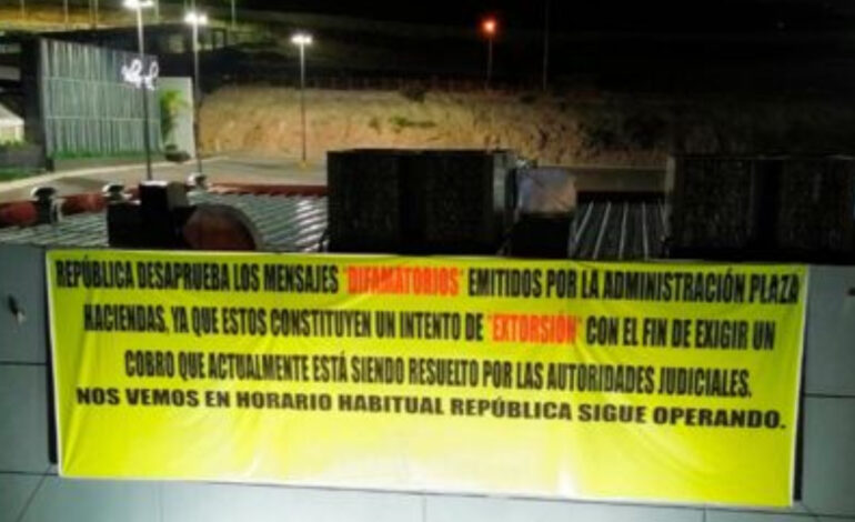  Arrendatarios dan su versión del conflicto del “República” y propietarios de plaza Haciendas