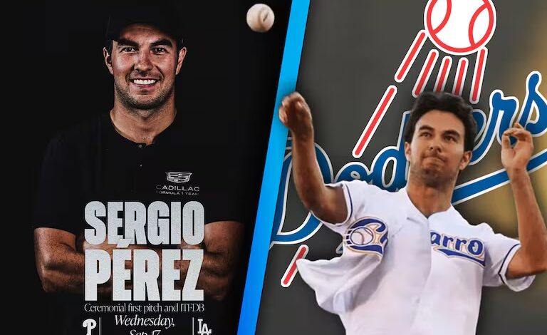  ‘Checo’ Pérez lanzará la primera bola en Dodger Stadium