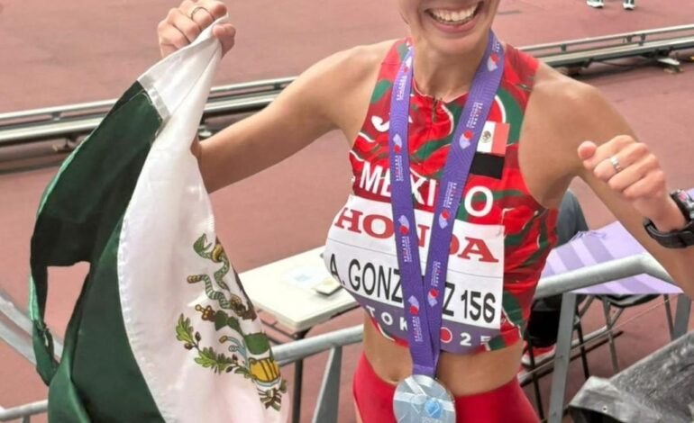  Gobernadora felicita a Alegna González por medalla de plata en Mundial de Atletismo