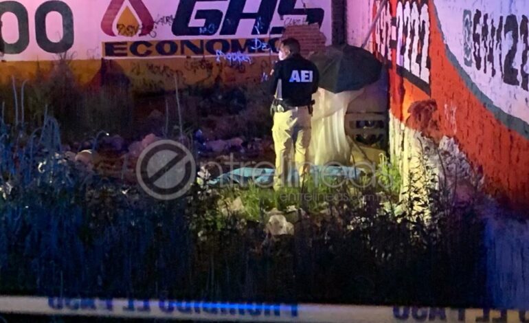 Localizan a joven sin vida en baldío junto a clínica en la Tecnológico