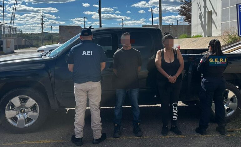  Detiene AEI a tres personas por delitos contra la salud en Parral